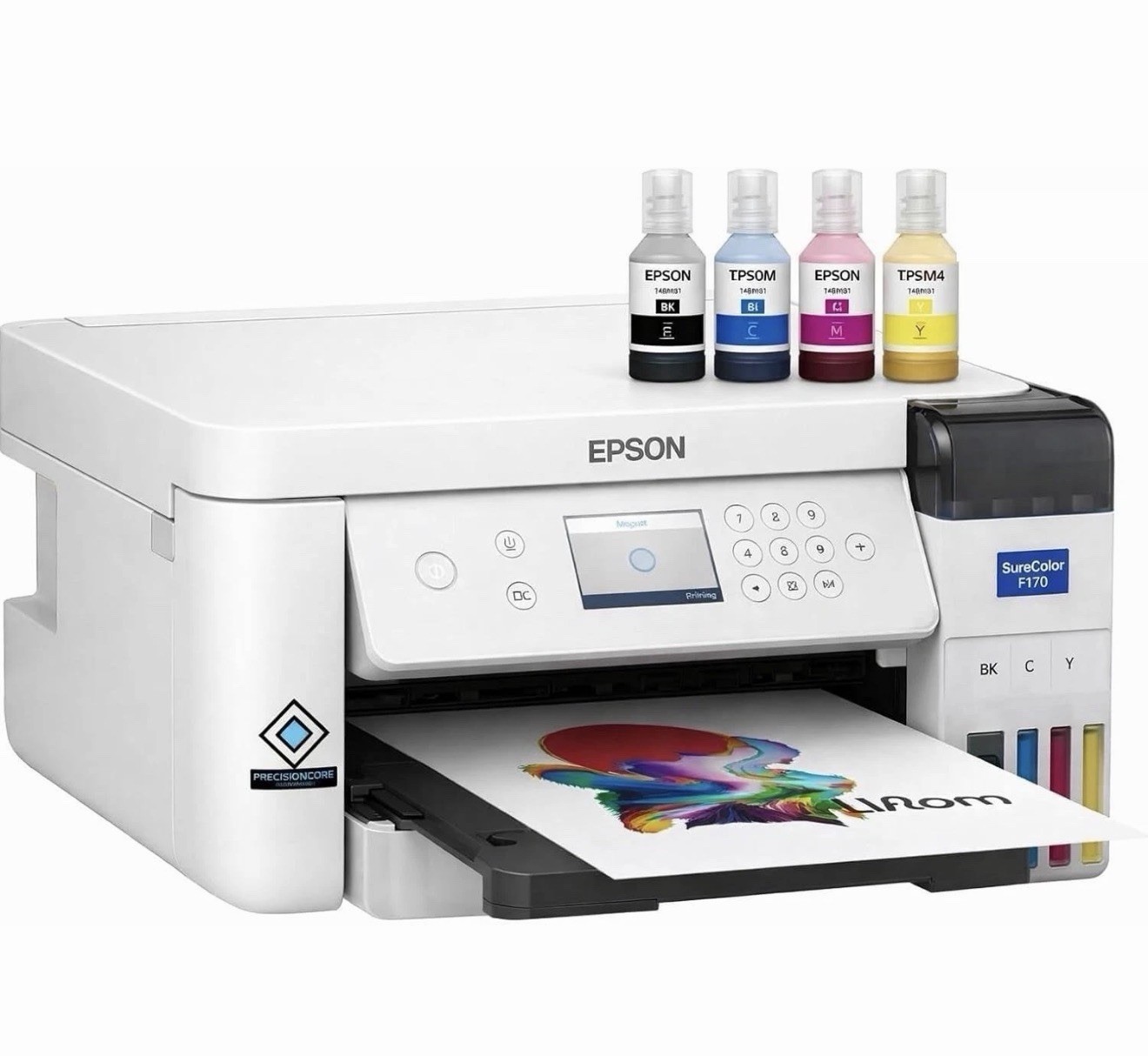 Epson SureColor F170 Dye-Sublimation Printer. Includes Full Set of Ink,