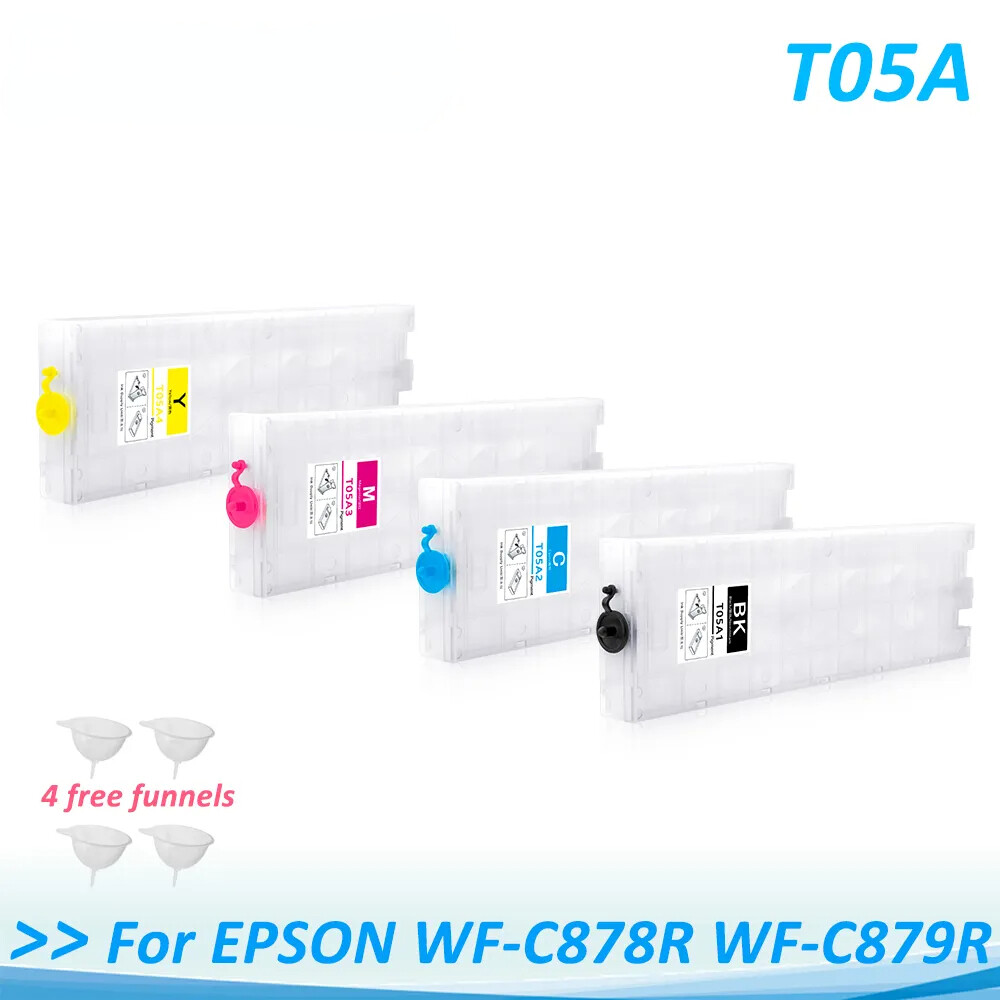 T05A T05B 878 Empty Refill Ink Cartridge For Epson WF-C878R WF-C879R Printer