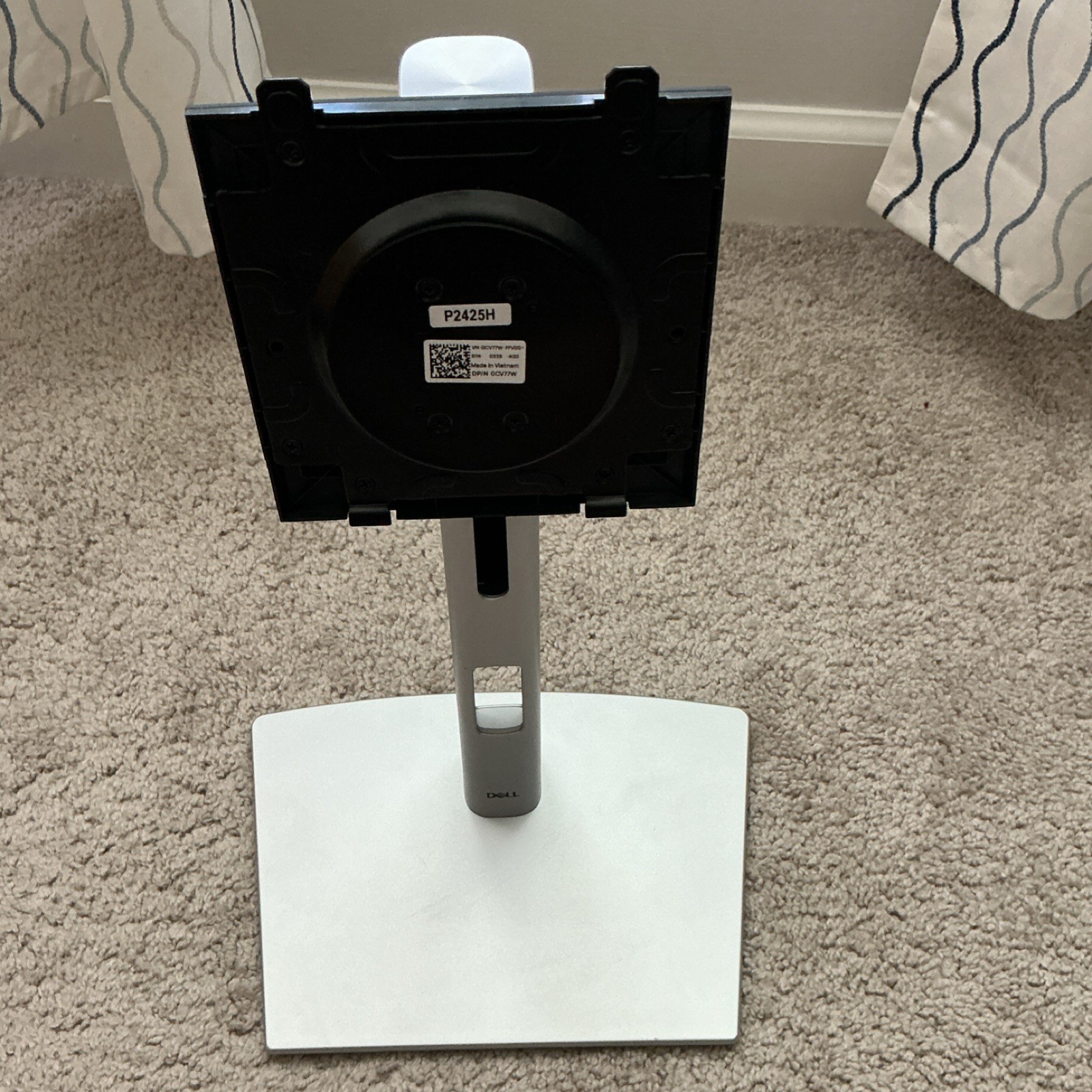 Dell Monitor Stand Tilt & Rotate VESA 100x100 mm Silver Black For P2425H 24"
