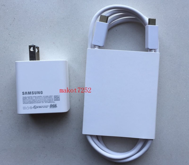 New Original Samsung Galaxy Book3 360 NP730QFG-KA1US EP-TA865 Fast Charger&Cable