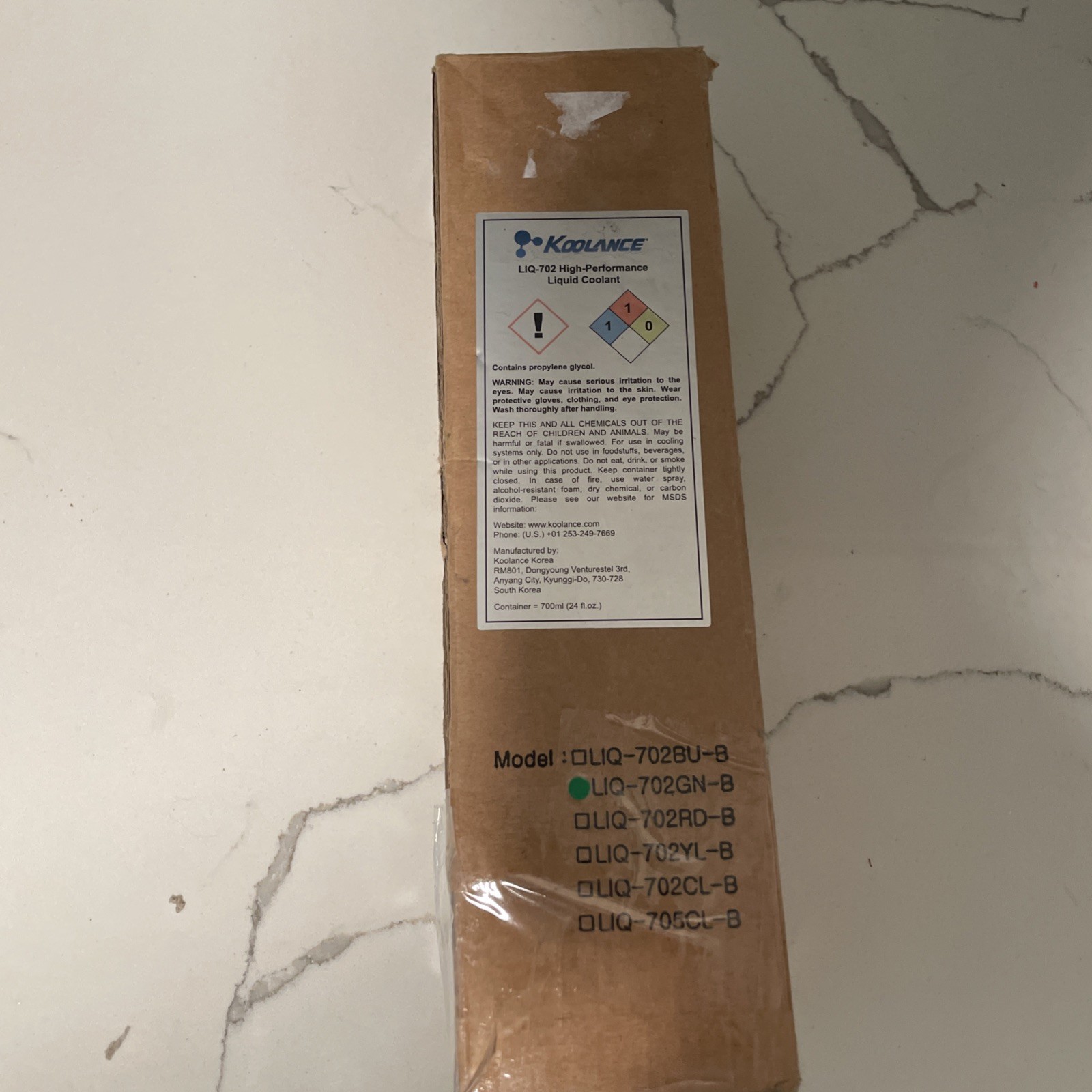 KOOLANCE LIQ-702GN-B High Performance Liquid Coolant New Sealed