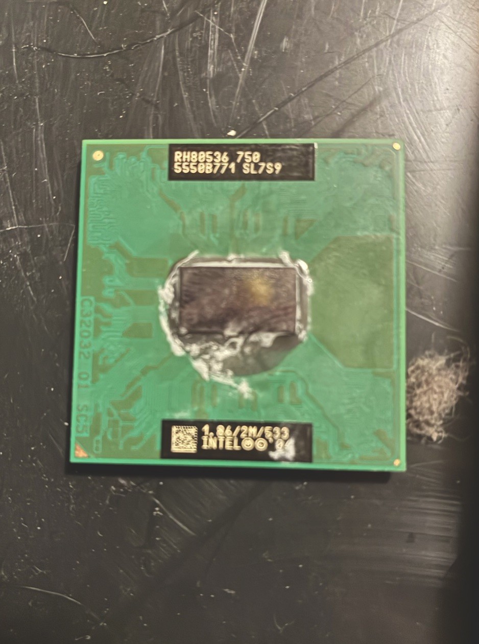 Intel Pentium 4 M 750 (As-Is) CPU Processor  1.86 GHz Socket 479