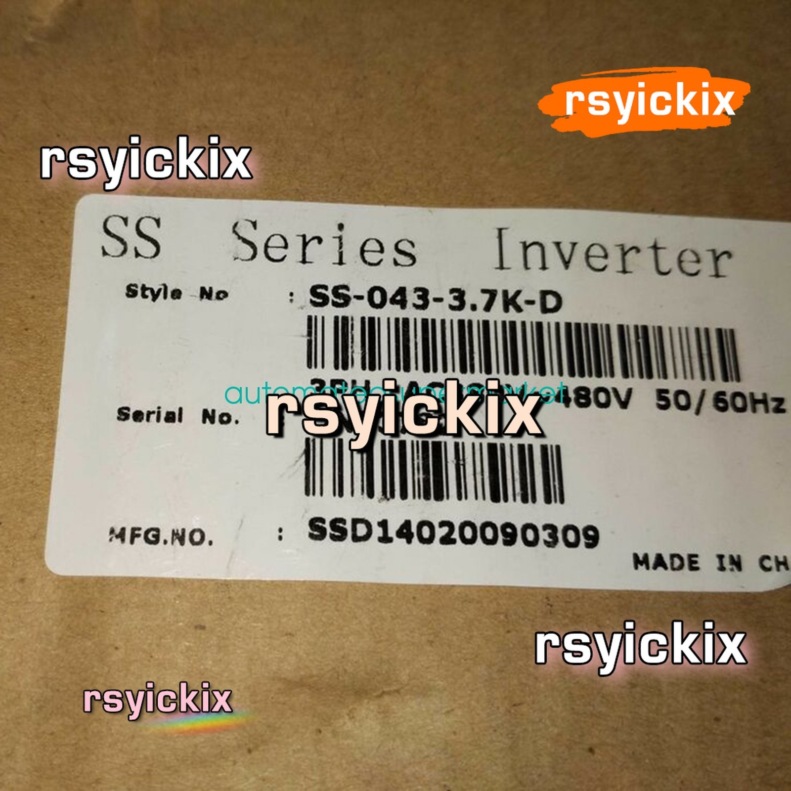 1PC New Shihlin SS-043-3.7K-D Inverter Shipping by DHL/FedEX
