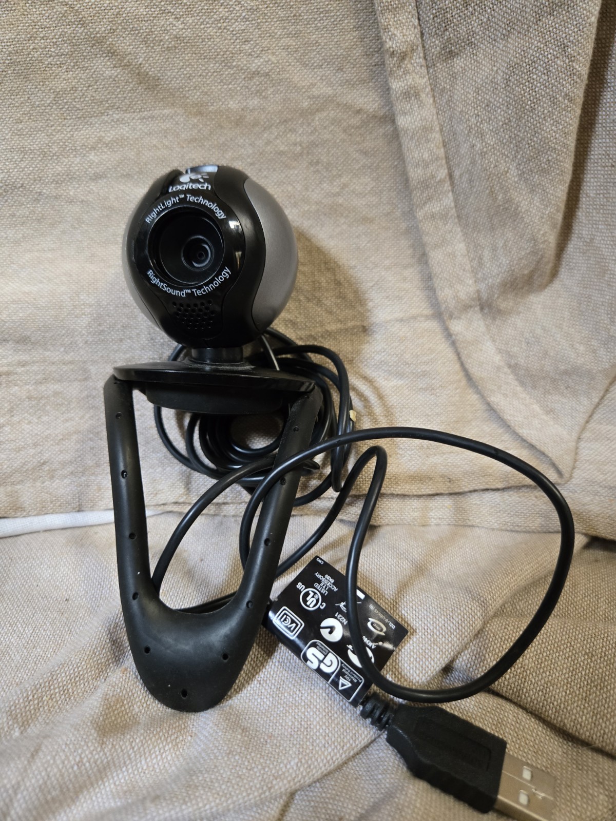 Logitech Webcam Camera for PC New Old Stock