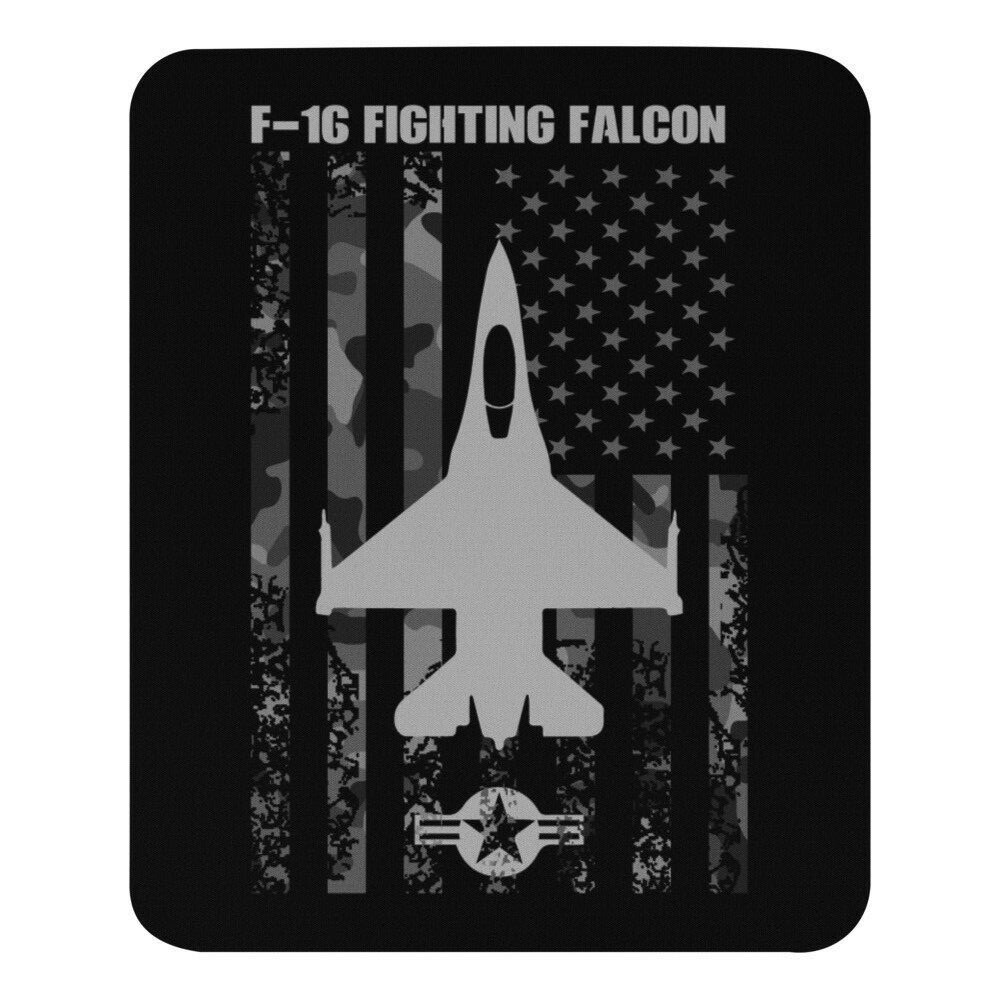F-16 F16 Fighting Falcon USAF Military Combat Fighter Jet Mouse pad