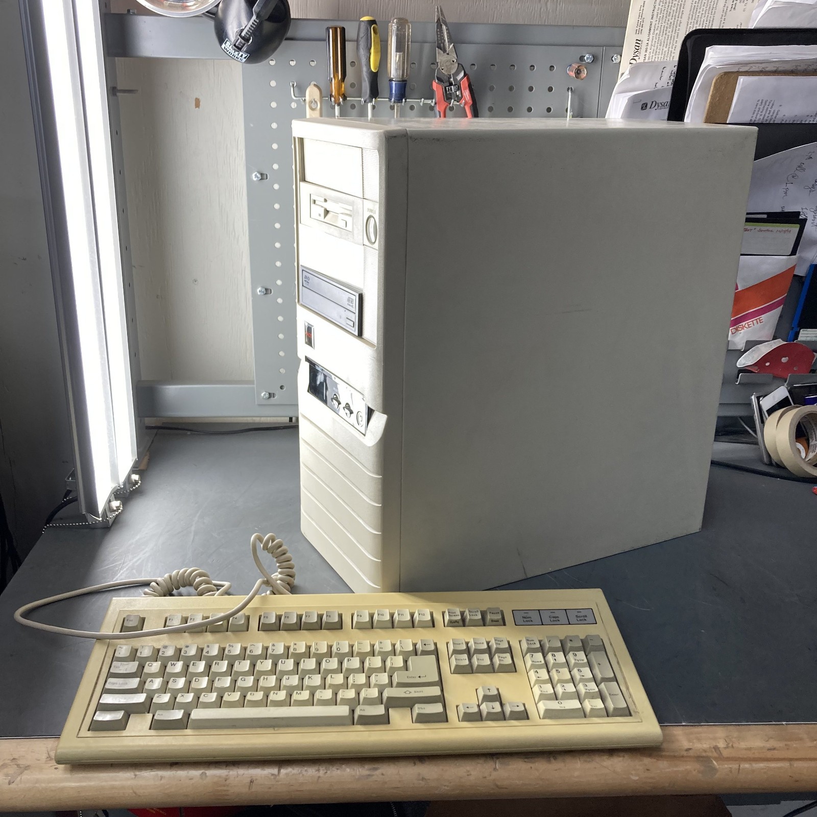 Vintage Retro Gaming PC Windows 98 Socket 7 Cyrix 32MB RAM 500MB HDD