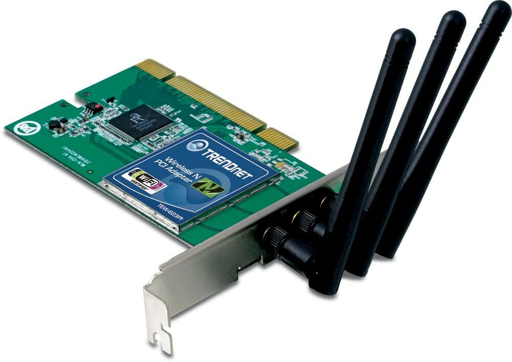 New TRENDnet Wireless N 300 Mbps PCI Adapter TEW-623PI New In Box