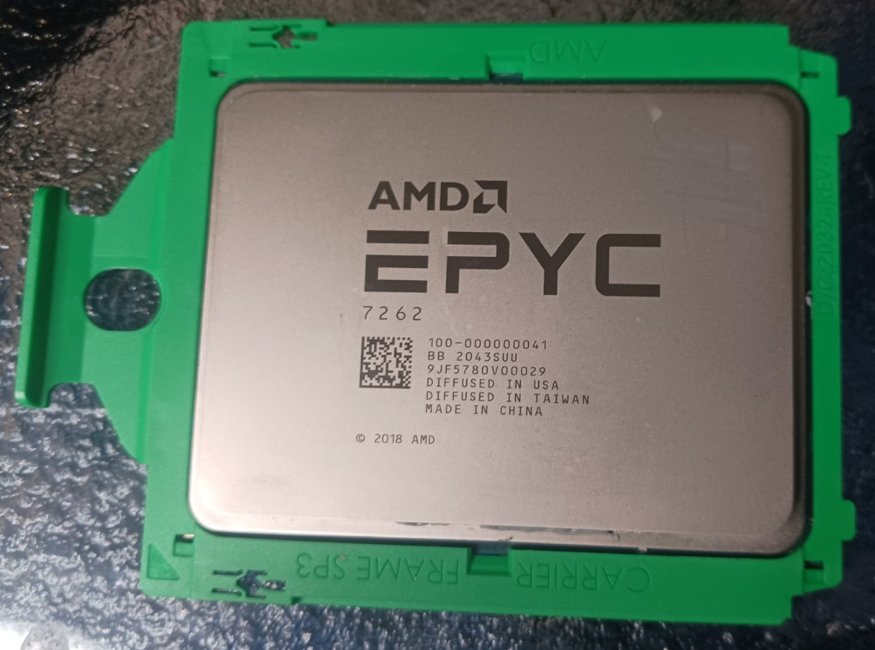 AMD EPYC 7262 3.2GHz 8-Core 16-Thread 100-000000041 Rome SP3 Server Processor