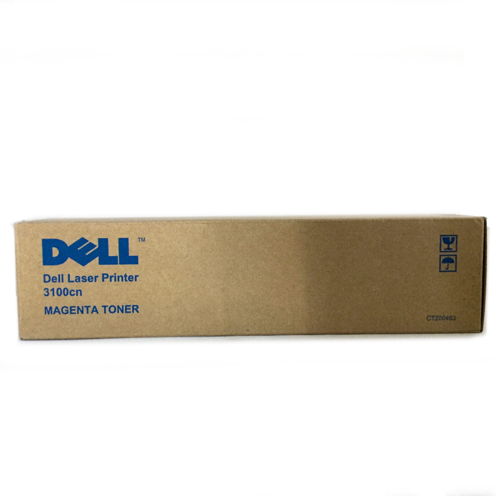 2 Genuine Dell 3100cn Color Laser Printer Magenta Toner Cartridge CT200483 