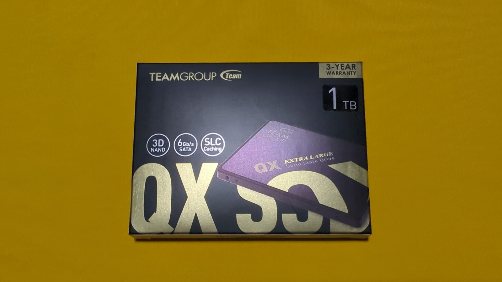 TEAMGROUP QX 1TB 3D NAND QLC 2.5 Inch SATA III Internal SSD T253X7001T0C101