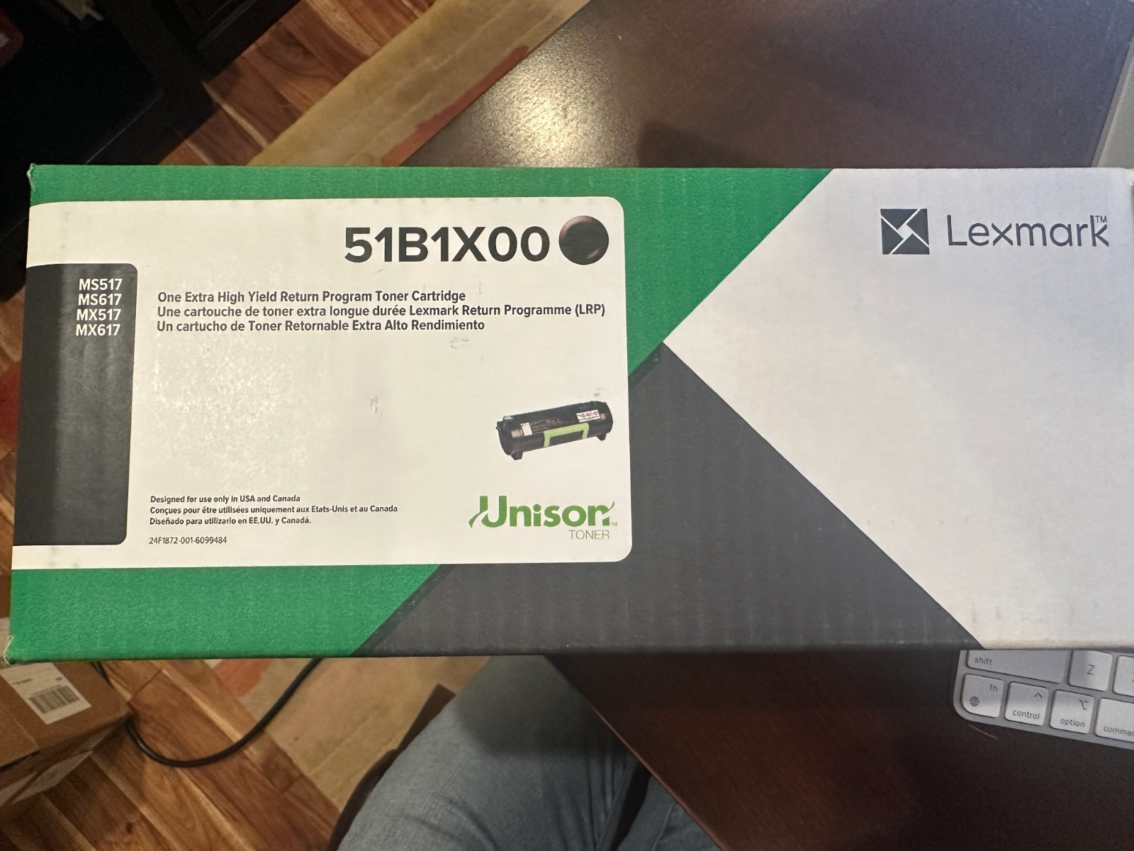 Lexmark 51B1X00 Original Extra High Yield Toner Cartridge - Black