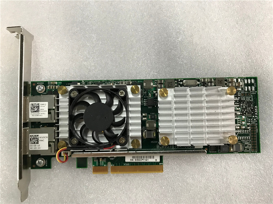 network card for DELL/Broadcom 57810A 10Gb dual 0W1GCR 0HN10N 