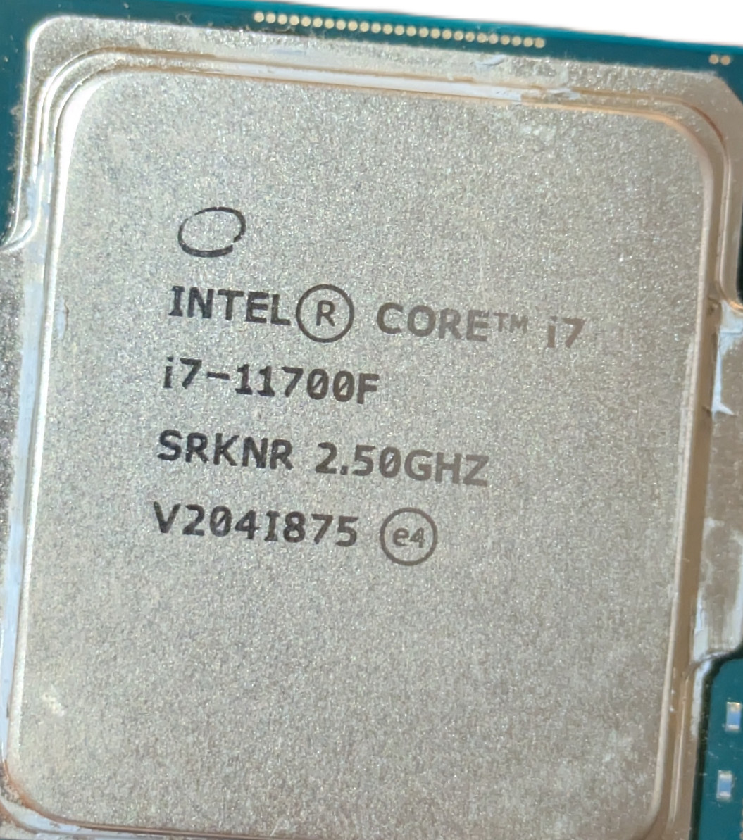 Intel Core i7-11700F 2.50GHz 8-Core LGA1200 CPU Processor SRKNR Clean Pull