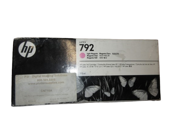 GENUINE HP 792 Latex Ink Cartridge 775ml Light Magenta CN710A-EXP-FEB 2025