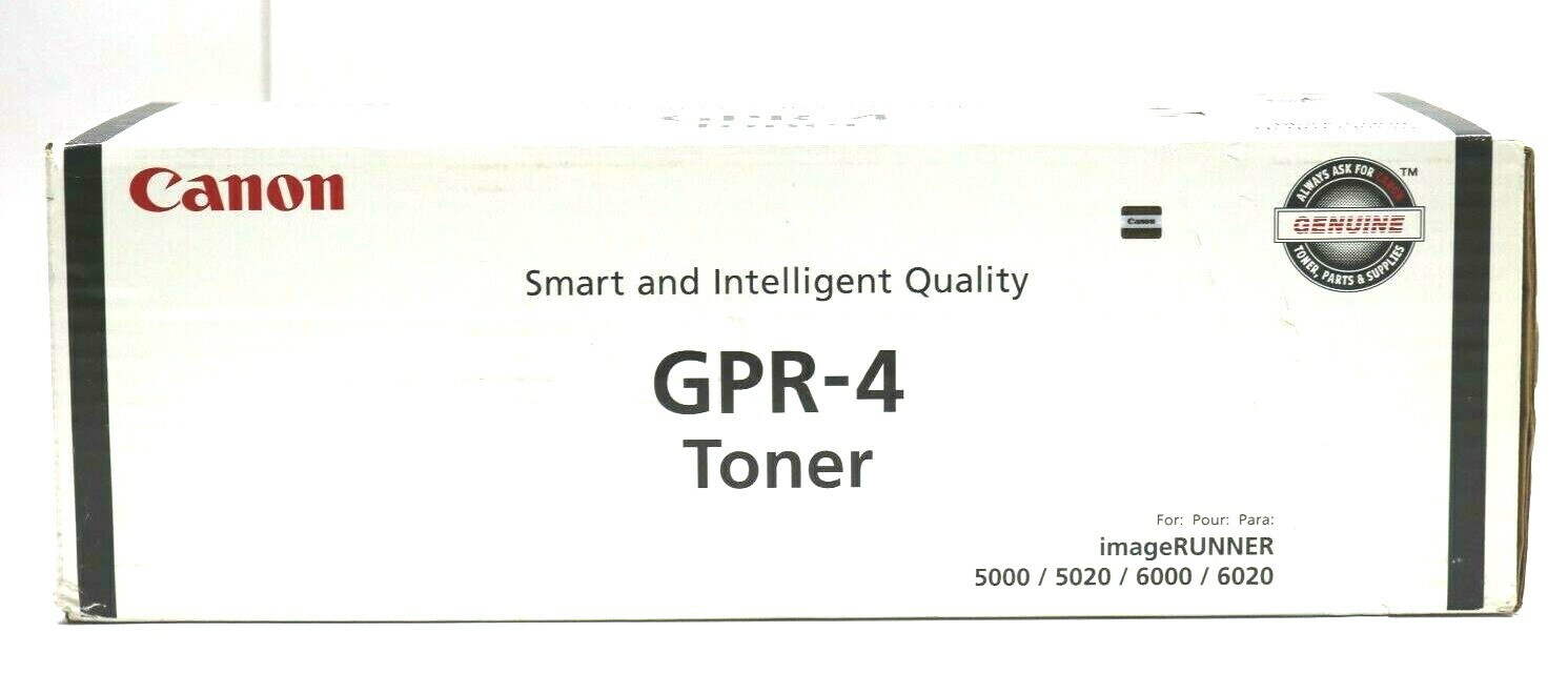 Genuine Canon 4234A003 BA (GPR-4) Toner Cartridge Black - New Factory Sealed OEM