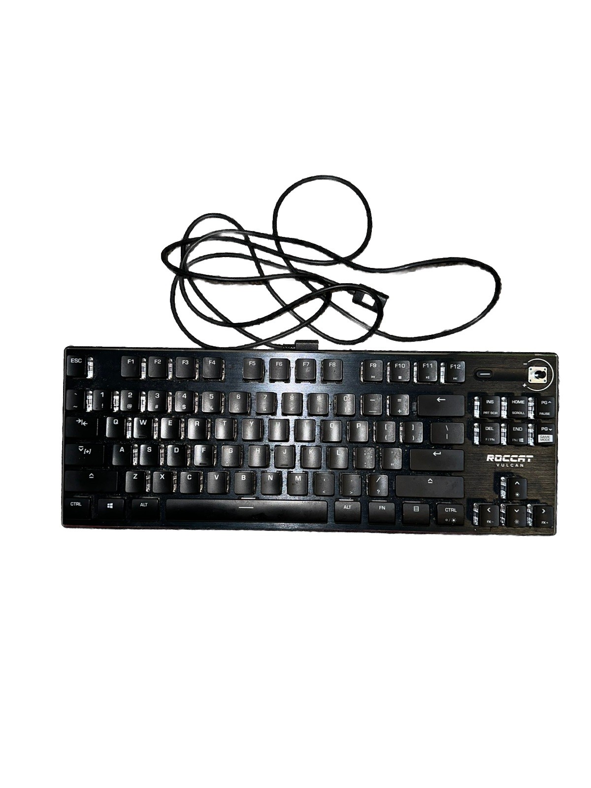 ROCCAT Vulcan TKL Linear PC Gaming Keyboard - Black lighted keys ROC-12-272