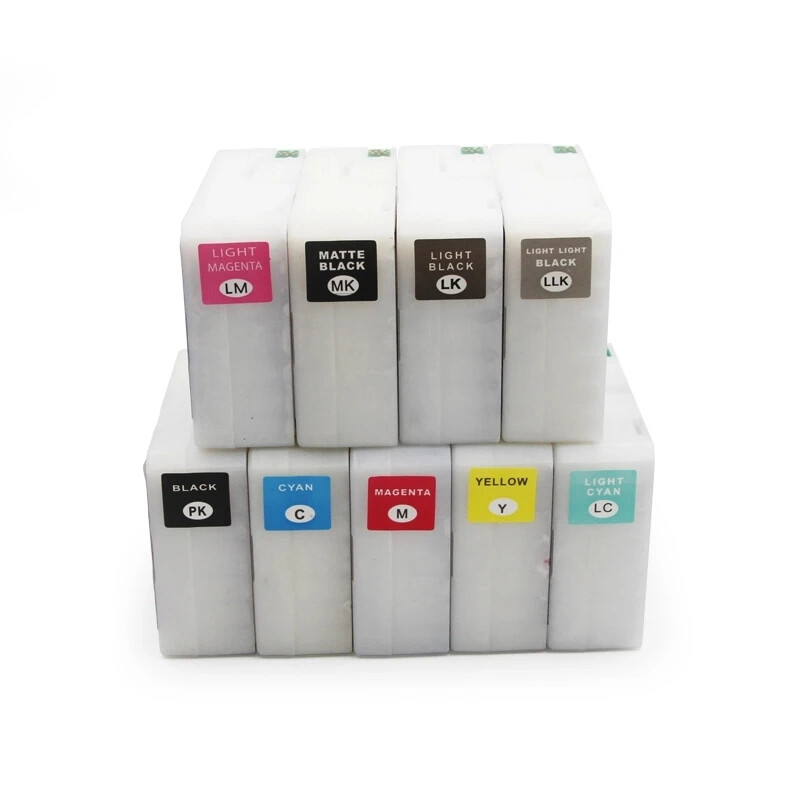 9PCS 80ml Compatible Ink Cartridges T5801-T5809 Fit Epson Stylus Pro 3800 3880