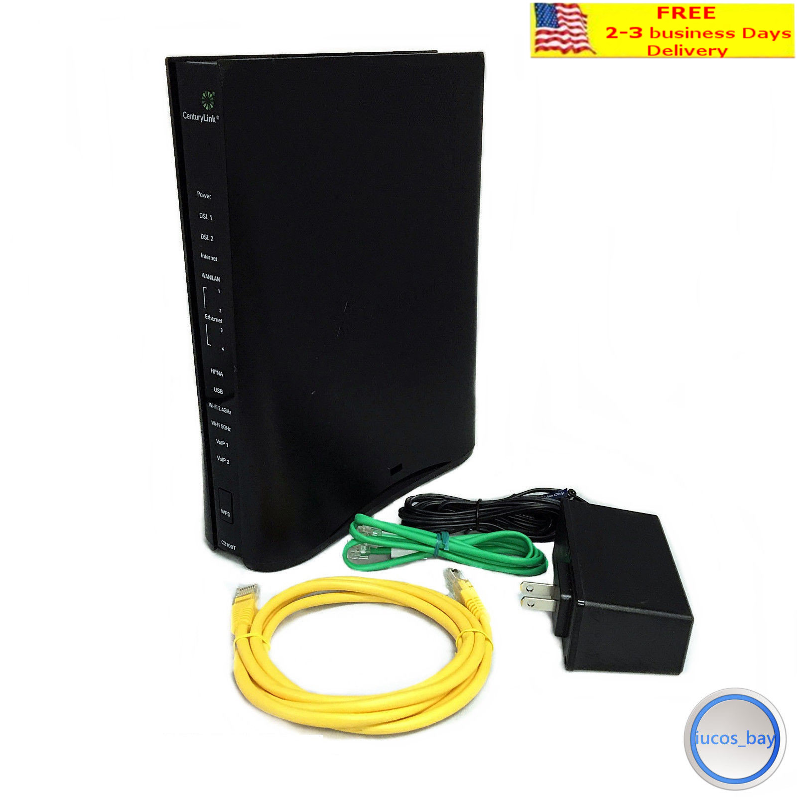 CenturyLink Technicolor C2100T DSL Fiber Wi-Fi Modem Router 802.11n+.11ac SEALED