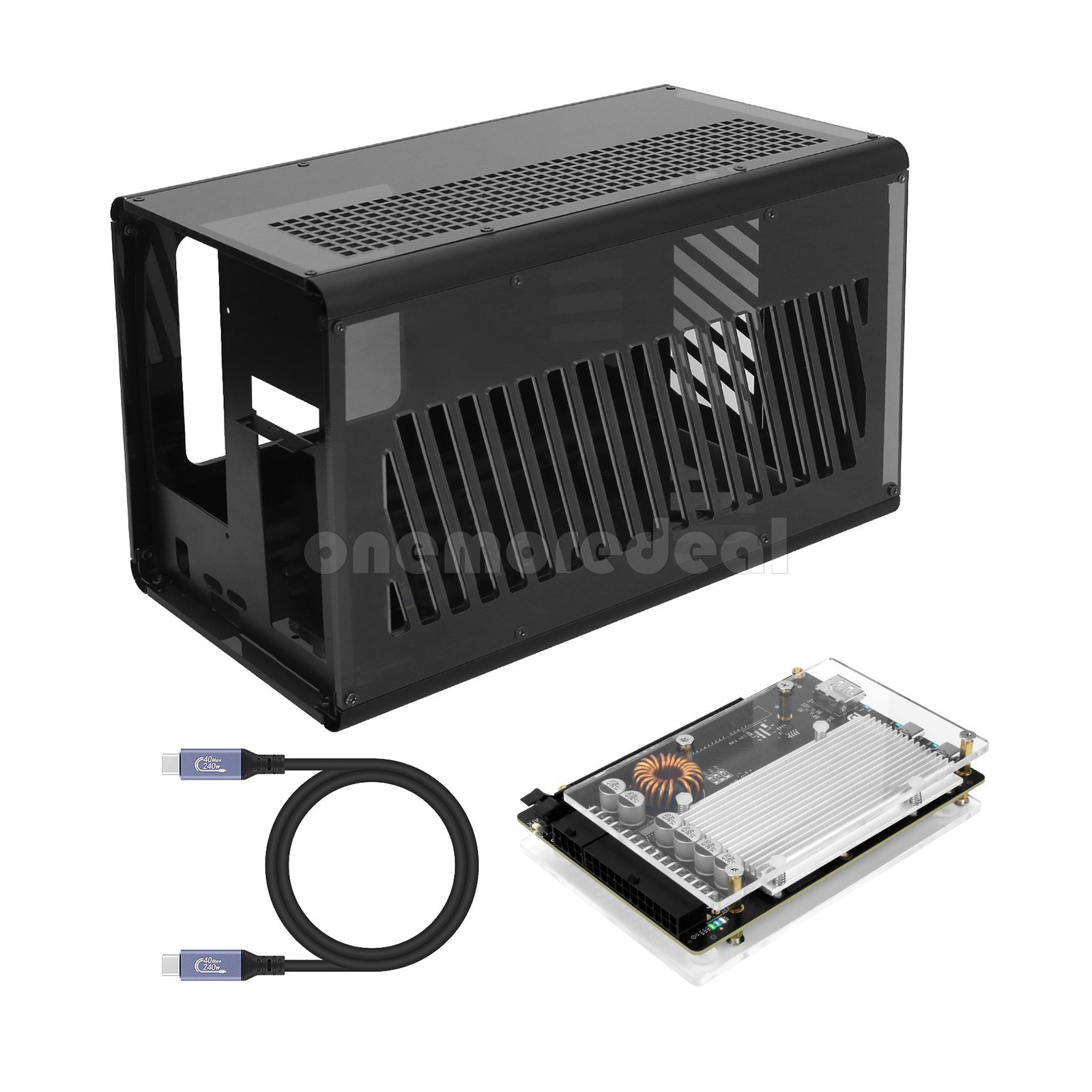 HAMGEEK BX V2.0 Graphics Card Dock External GPU Expansion Dock DIY+Cable+Bracket