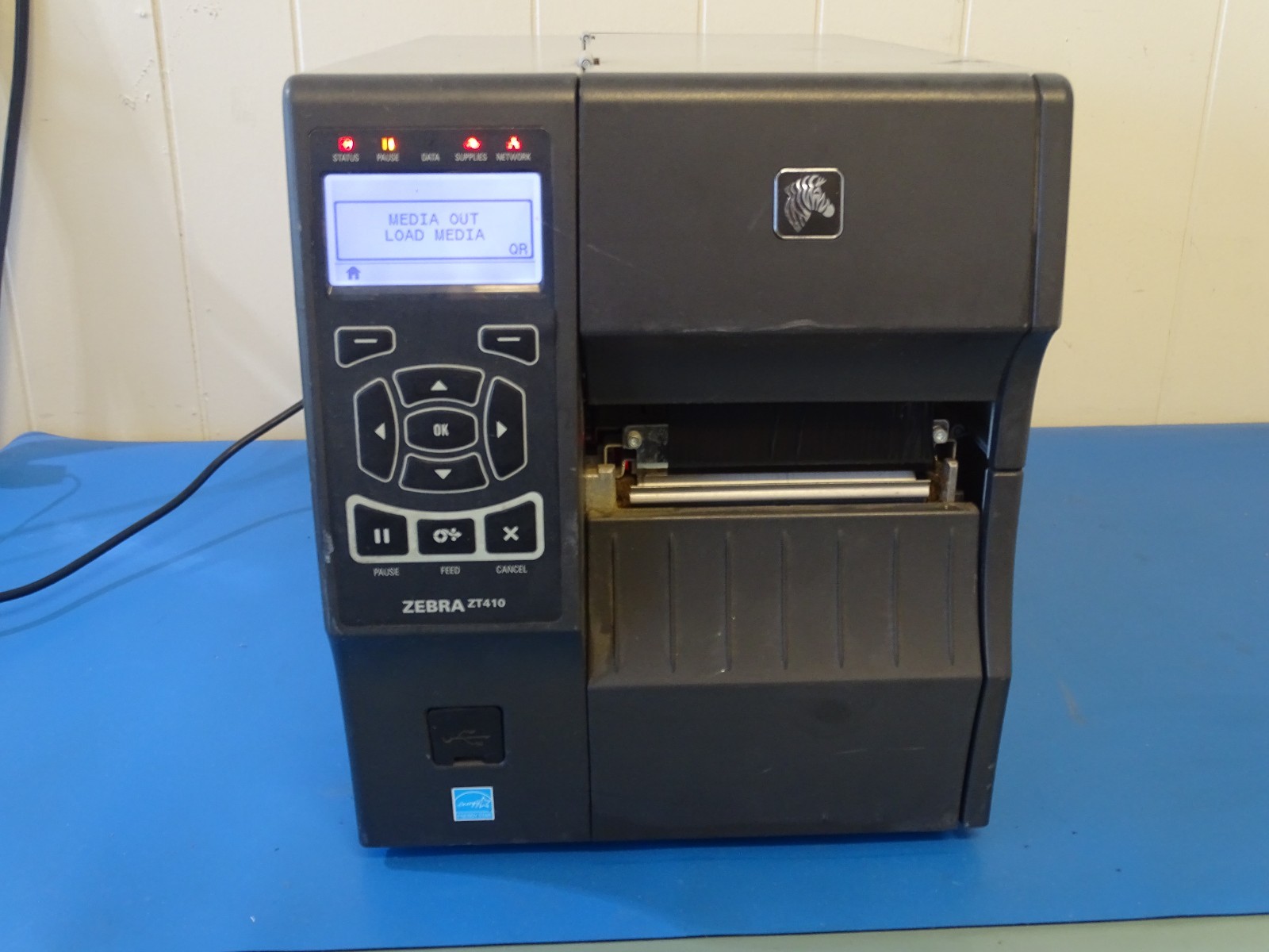 Zebra ZT410 4 Industrial Thermal Transfer Barcode Label Printer - USB, Serial