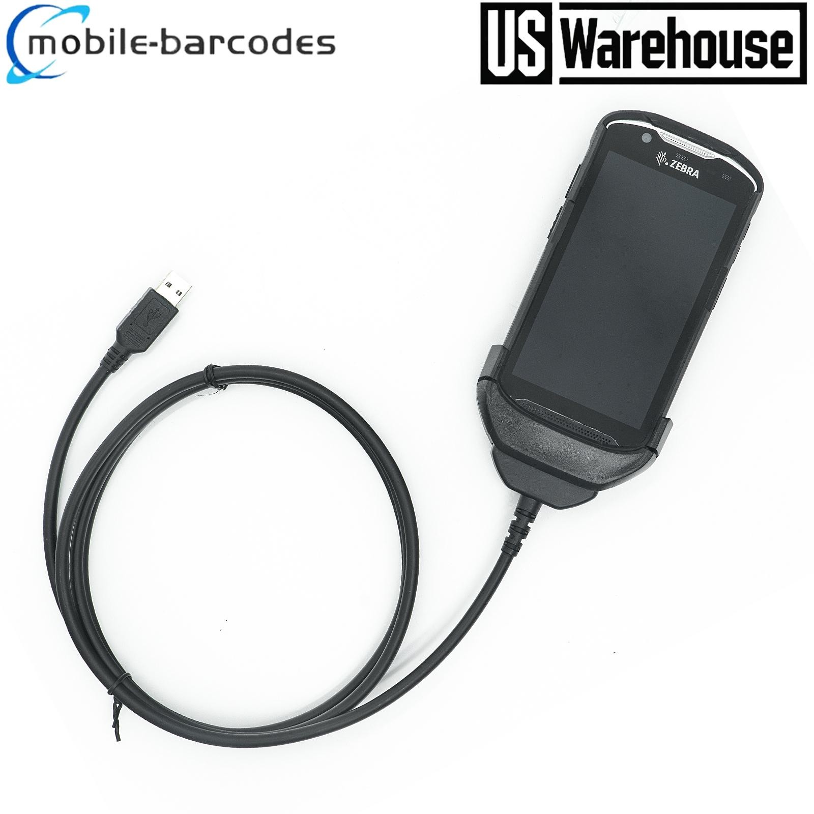 USB Data Charger Cable for Zebra TC51 TC510K TC52 TC56 TC57 P/N:CBL-TC51-USB1-01