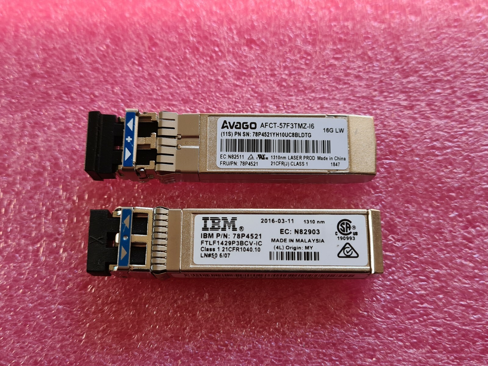 1PC IBM Finisar 16G SFP+ 78P4521 FTLF1429P3BCV-IC 16Gb LW LR 1310nm Transceiver