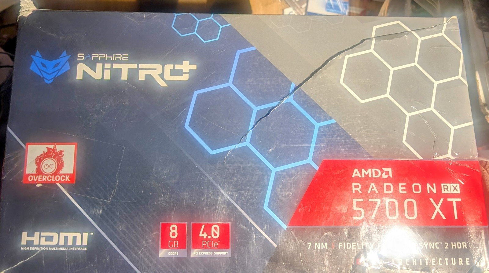 SAPPHIRE Nitro Radeon RX 5700 XT 8GB GDDR6 Graphics Card (112930340G)