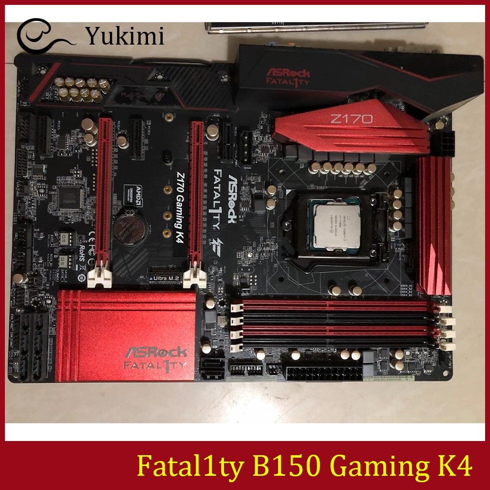 FOR ASROCK Fatal1ty B150 Gaming K4 DDR4*4 Socket 1151 64GB Ｍotherboard Test OK