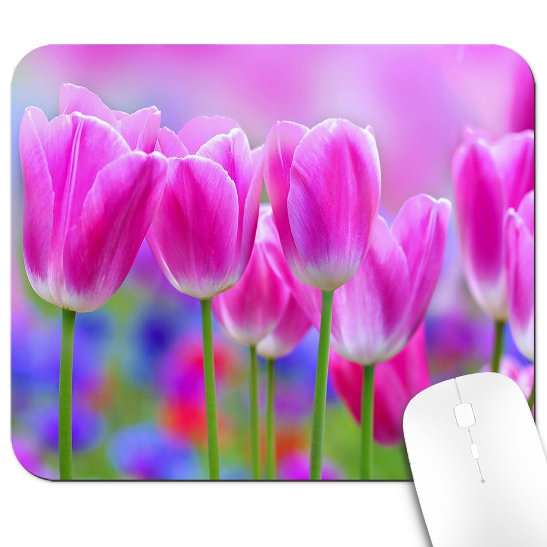 Danluolan 9.5x7.9 Inch 9.5L x 7.9W inches, Colorful Pattern Art08