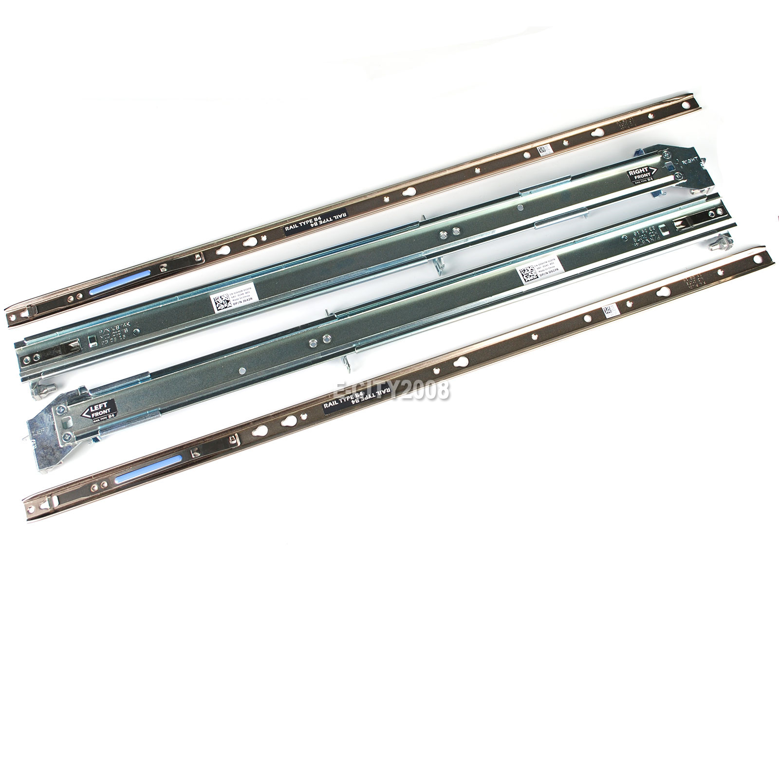 New for Dell Poweredge R510 R520 R530 R720 R730 R820 R740 2U Static Rails H872R
