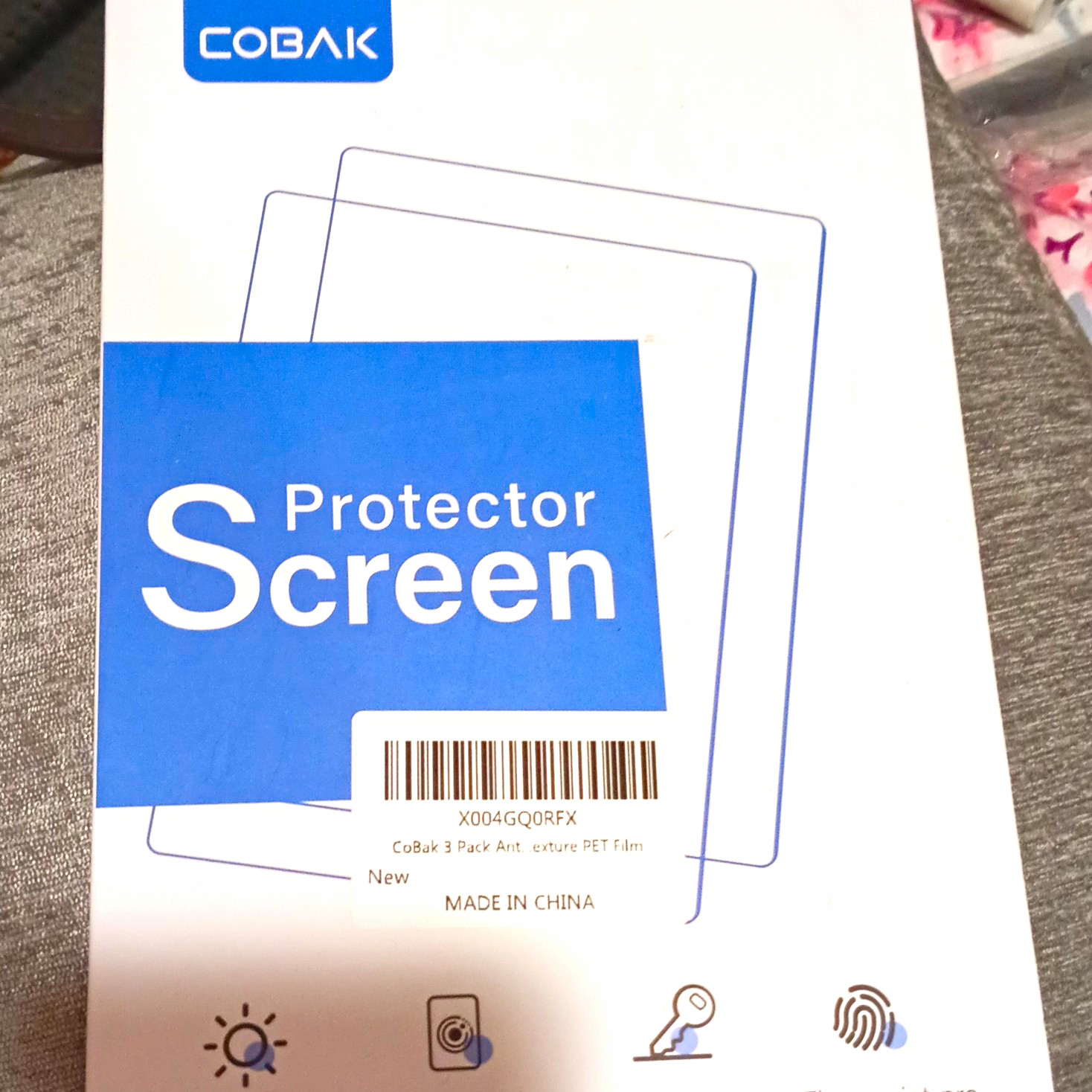 CoBak 3-Pack Screen Protector Matte Anti-Glare Anti-Scratch PET X004GQORFX