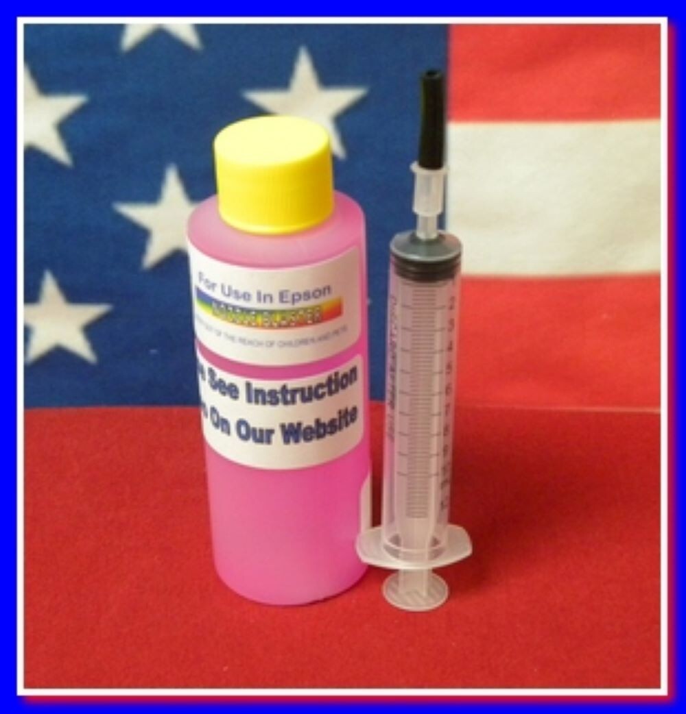 Epson Nozzle Blaster Kit With Purge Tips, 4oz Bottle Of Fast Acting Head Cleaner