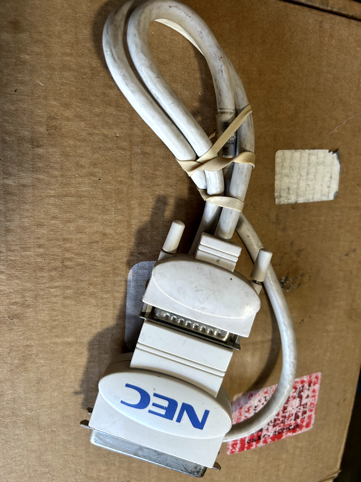 Vintage NEC EPP SCSI Computer Interface Cable, Part Number IE8T358