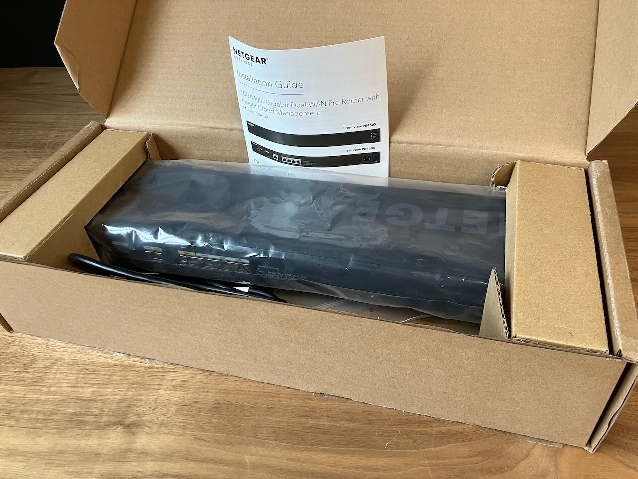 Netgear 10GB Multi-Gbps WAN Router with cloud managment PR460X-111NAS