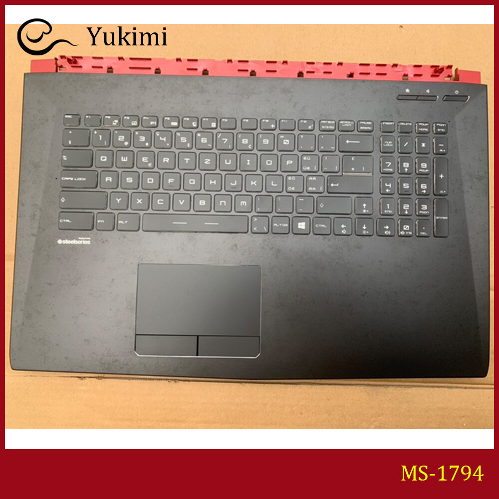 MS-1794 FOR MSI GE72 GL72M Red C Shell Cover Upper Palmrest Keyboard Touch