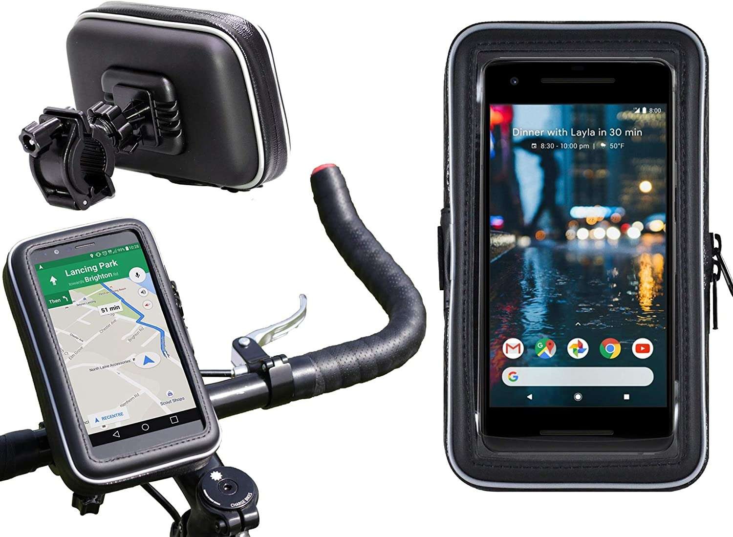 Navitech Waterproof Bike Mount For Theï - HONOR 10 Lite