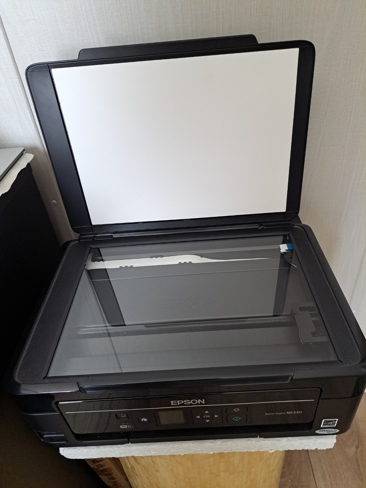 Epson Stylus NX330 WiFi Printer, Scanner, Copier with Power Cord