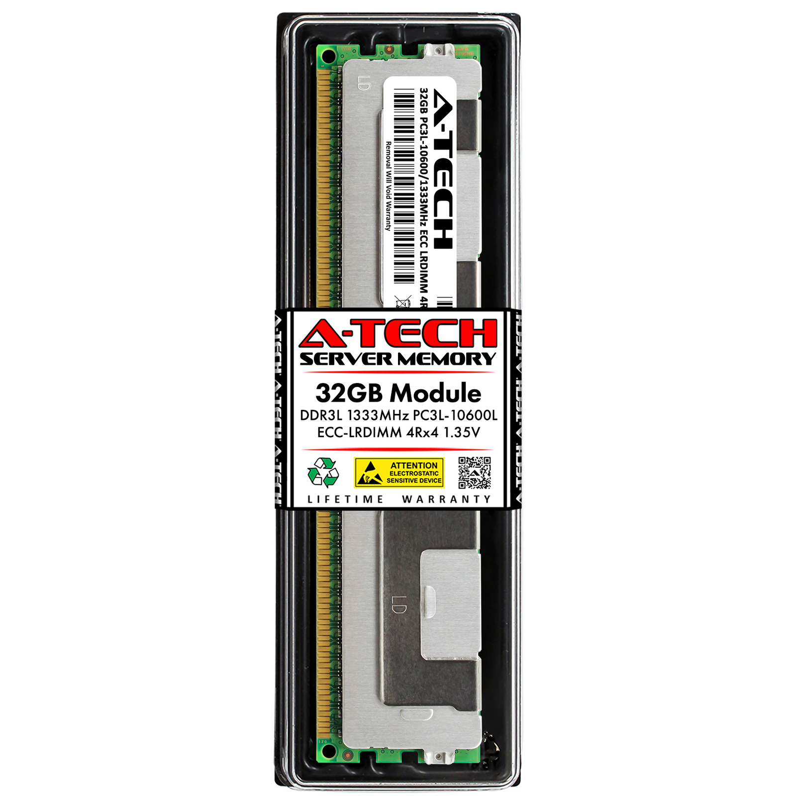32GB PC3-10600 LRDIMM (Replacement for Micron MT72KSZS4G72LZ-1G4E2A7) Memory RAM