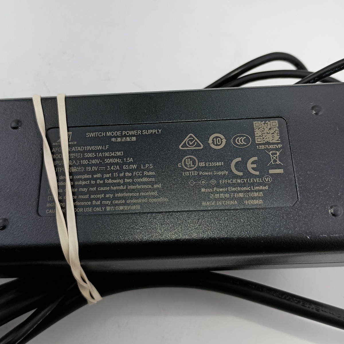 #K) 19V3.42A Maxip Projector All-in-One Notebook S065-1A190342M3 Power Adapt 65W