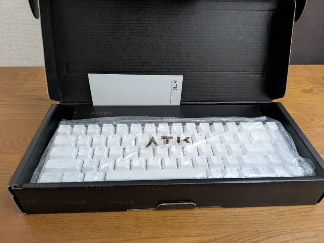 ATK 68 Mechanical Keyboard White 68-Key Compact Layout 2024 Model