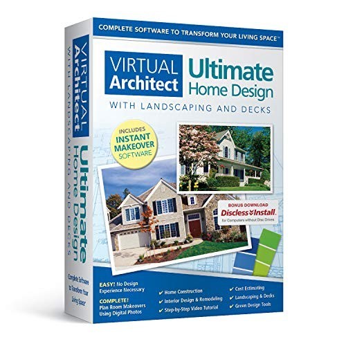 Home Design Software Ultimate with Landscaping and Decks