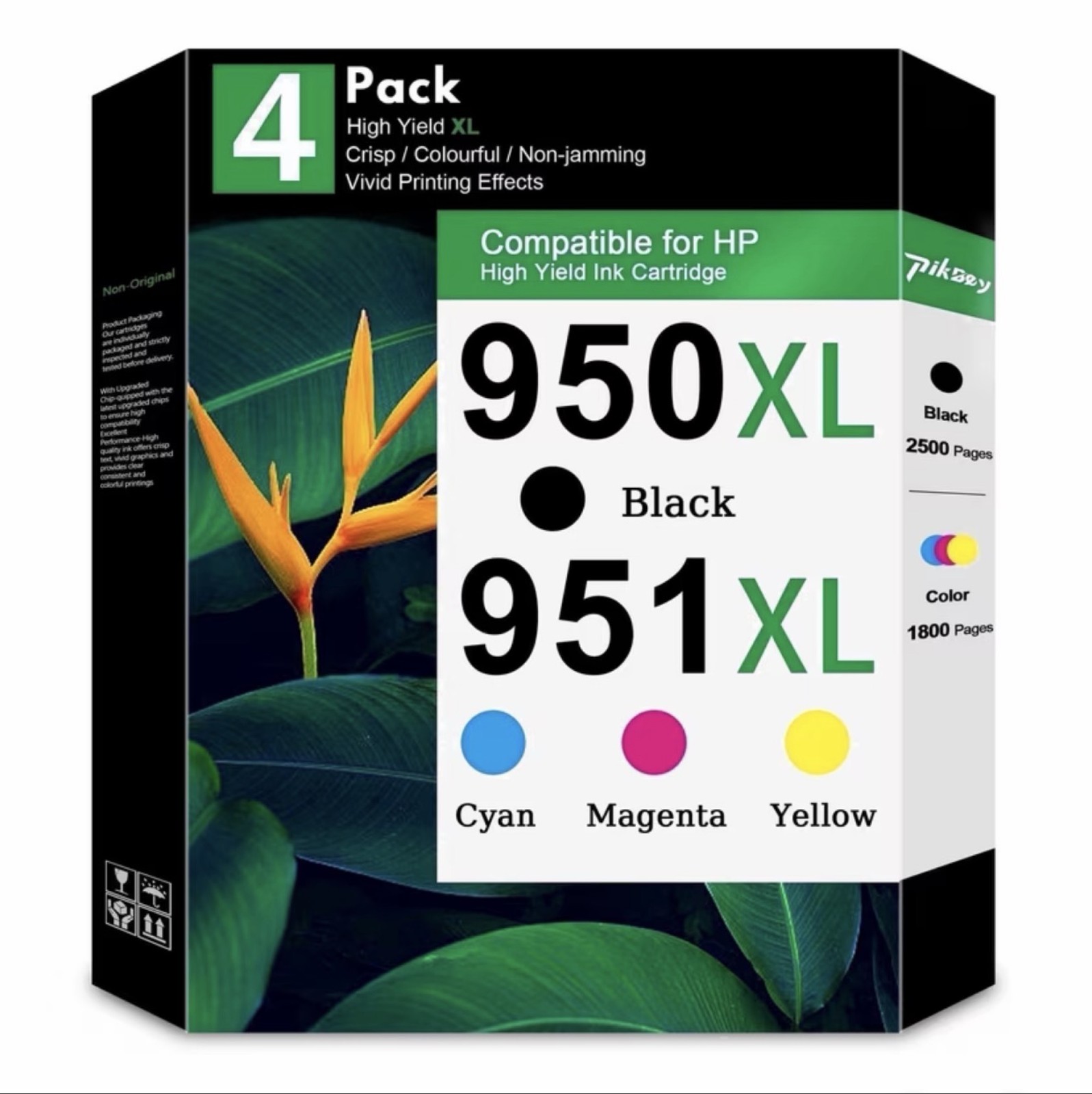 4 Pack 950XL 951XL Ink Cartridges for HP OfficeJet Pro 8600 8610 8620