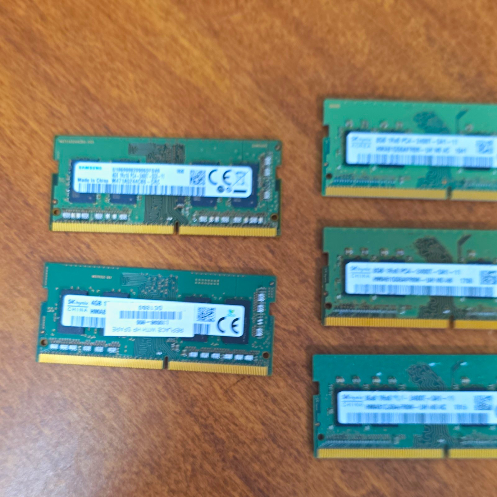 SK hynix Laptop RAM Memory Modules SO-DIMM Form Factor, Lot of 5 Modules