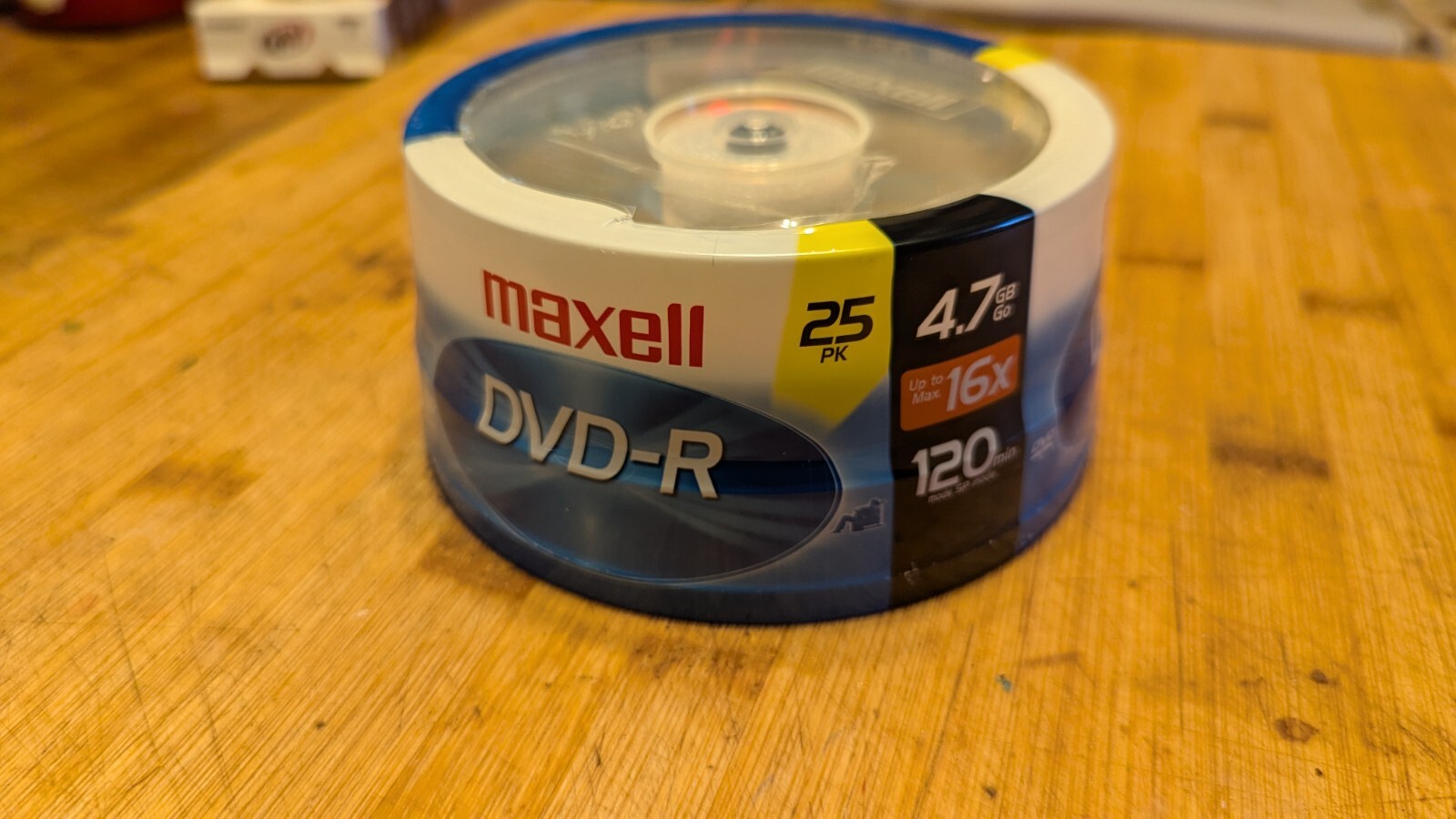 Maxell 25pack, 4.7gb Storage 