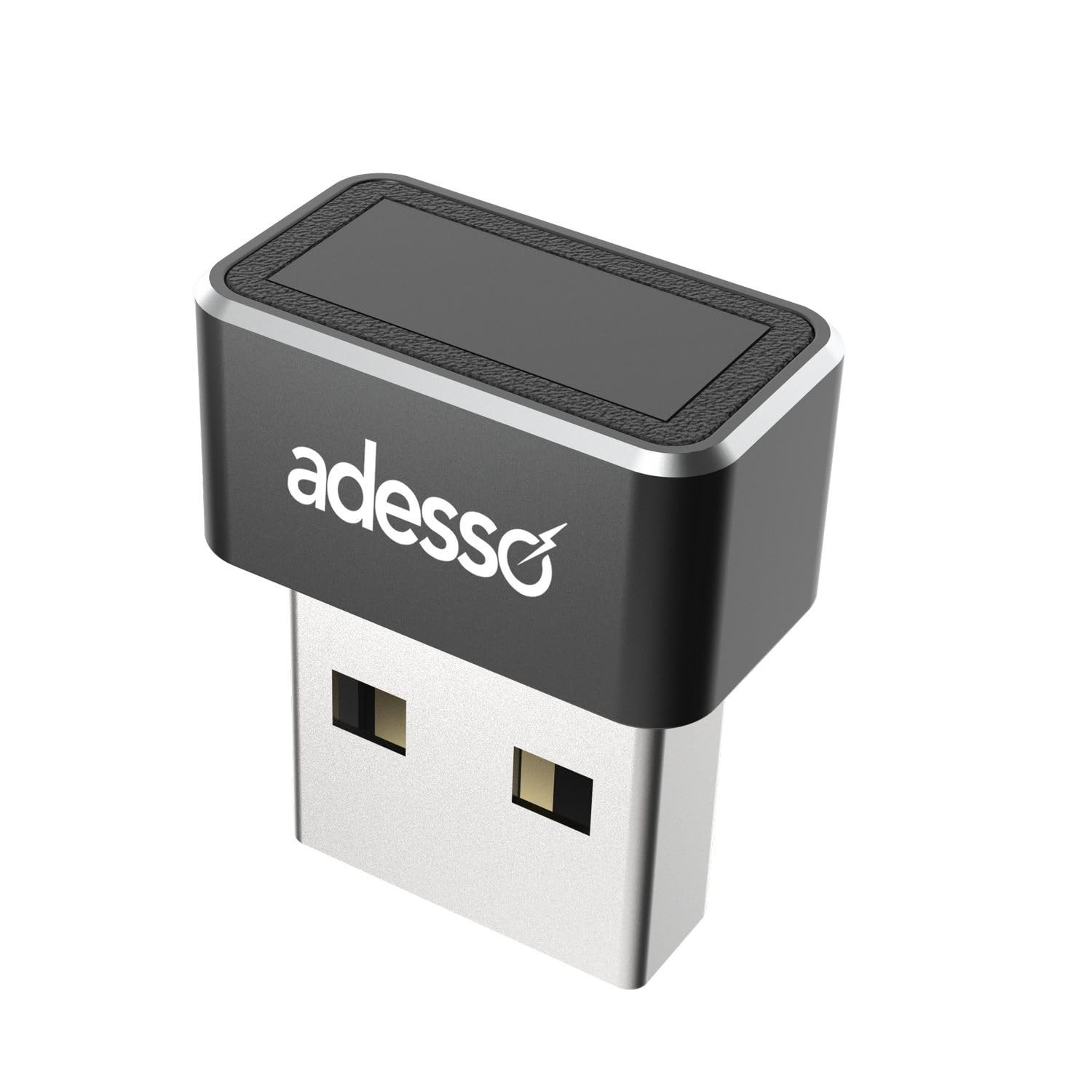 Adesso USB Fingerprint Reader Windows Hello Compatible Built-in Biometric Sec...