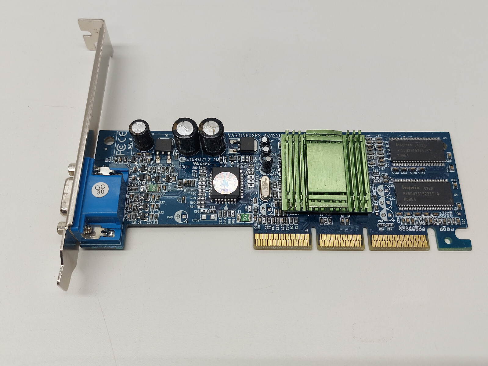 Pine SIS 315E 32 MB DDR PV-S04A-LR v2.0. VAS315ED2PS AGP Video Card