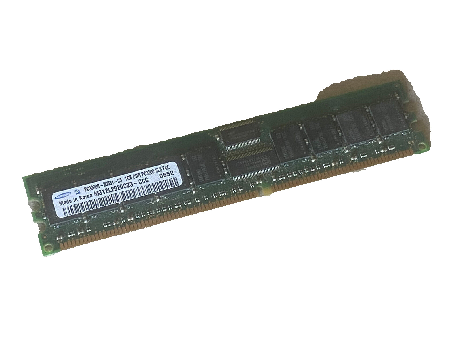 1GB Samsung DDR 400 PC3200 ECC Reg Server RAM M312L2920CZ3-CCC Tyan S4882
