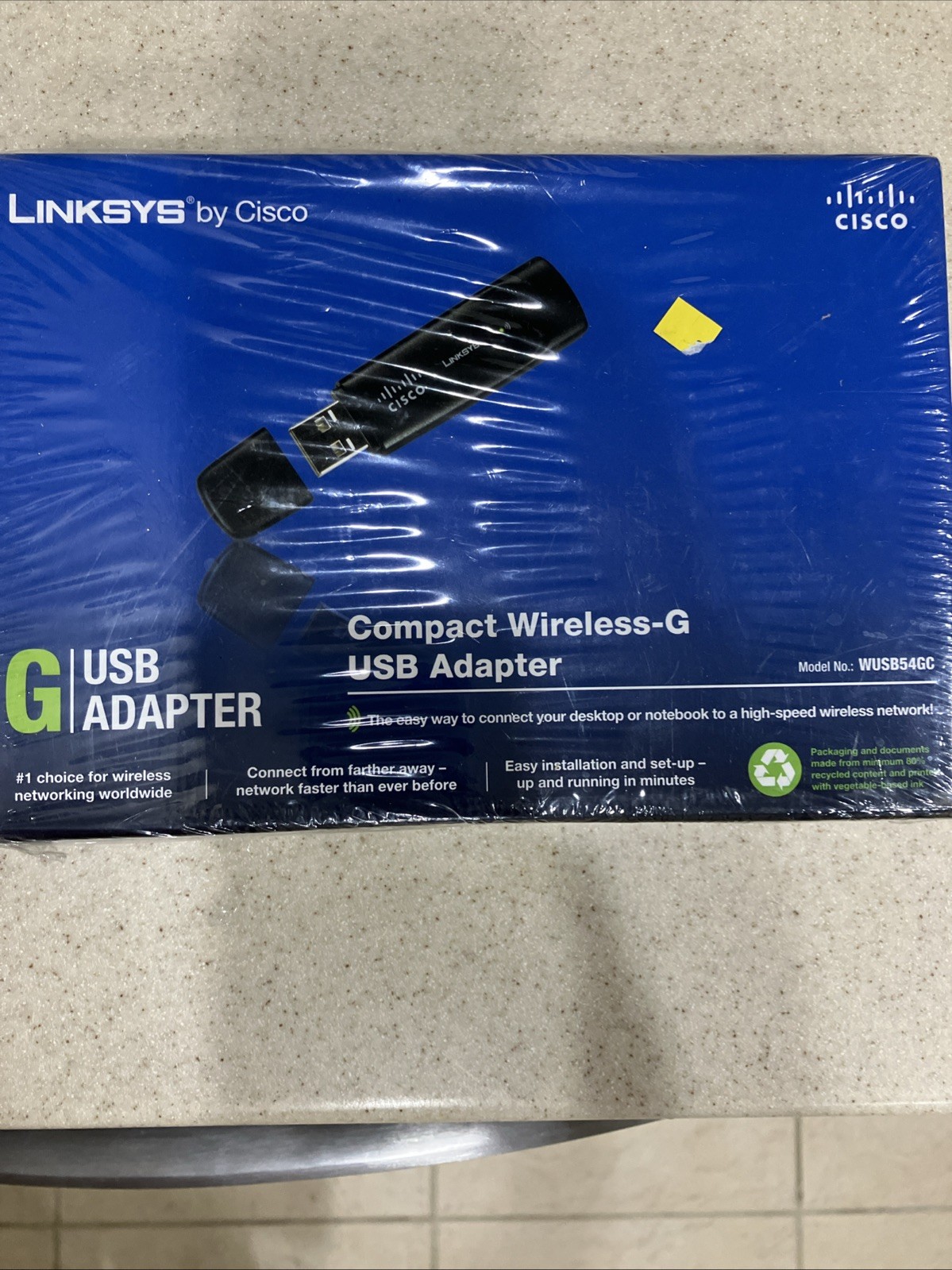 Linksys Compact Wireless - G USB Adapter Model WUSB54GC BRAND NEW