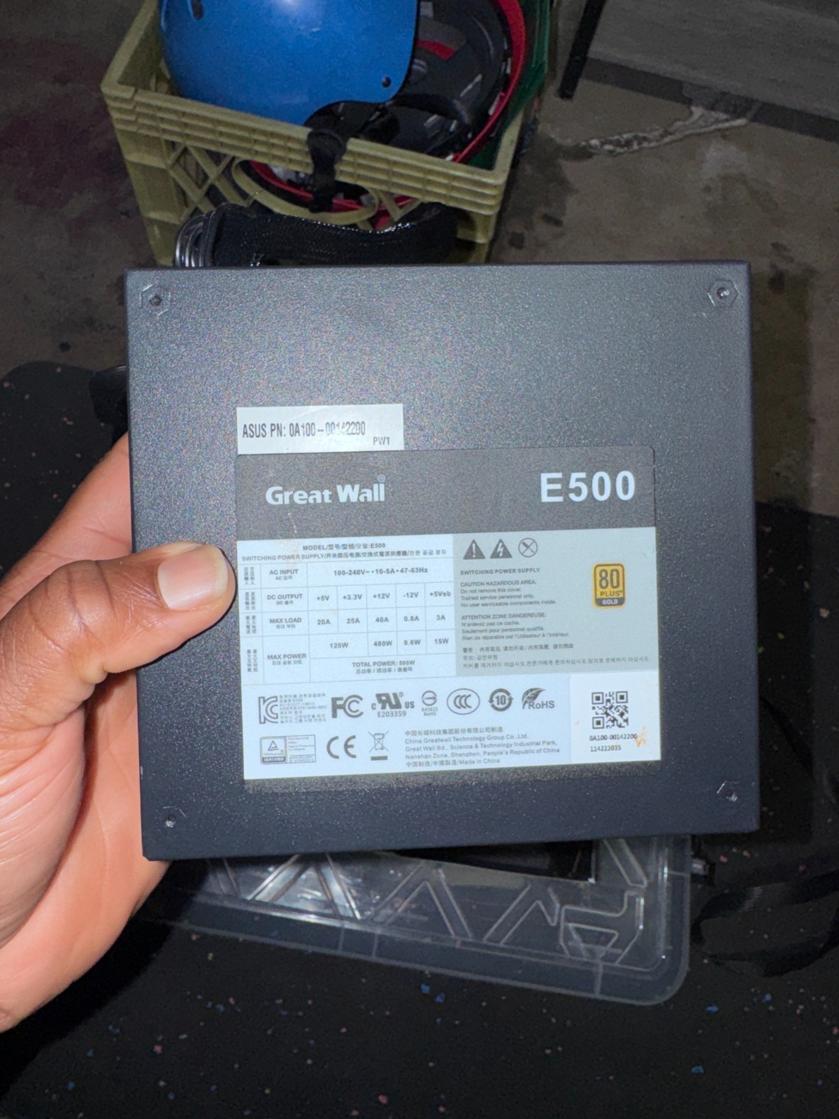 ROG STRIX GL10DH 500W GREAT WALL E500 GAMING PSU POWER SUPPLY UNIT 80 PLUS GOLD
