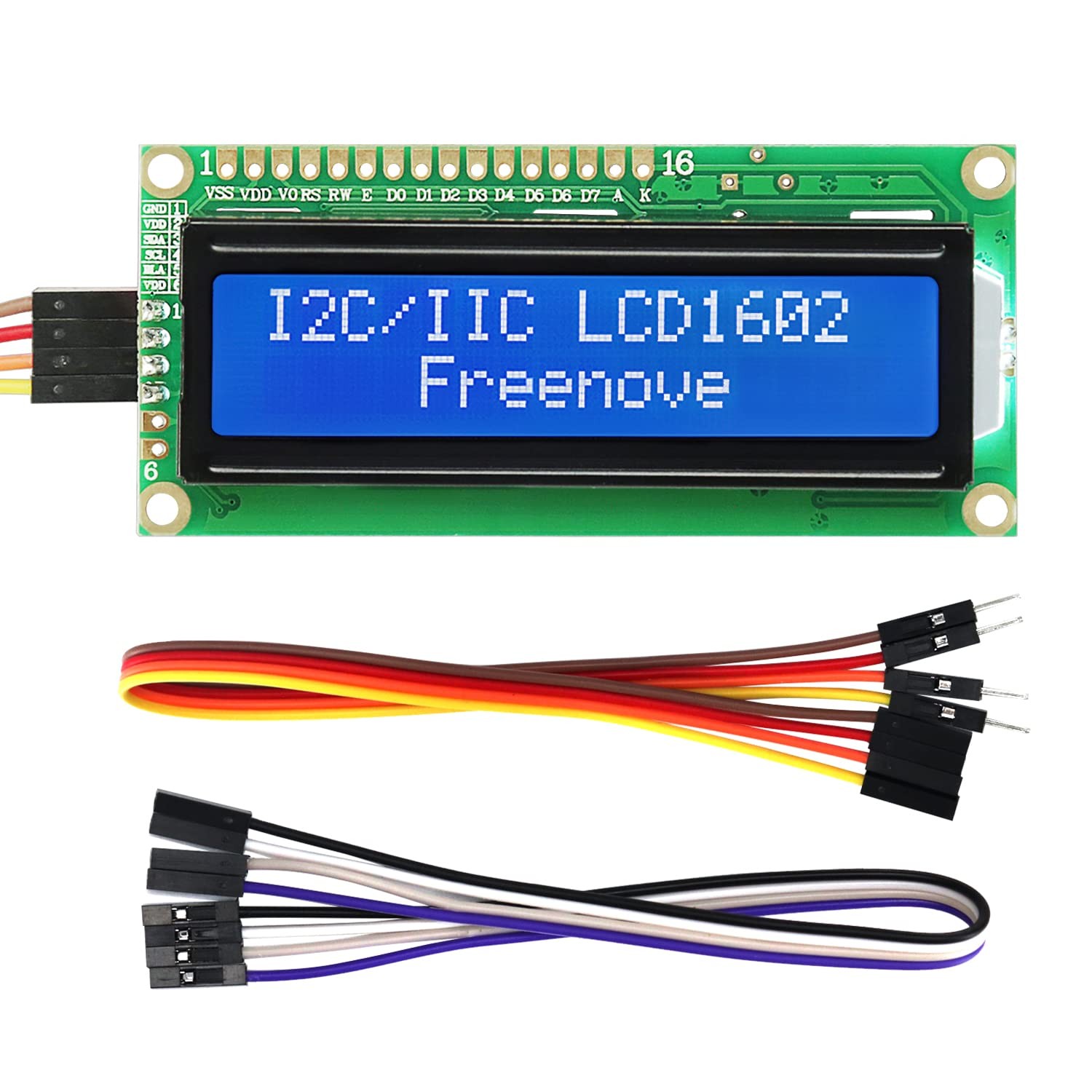 I2C IIC LCD 1602 Display Serial 16x2 Screen New Type
